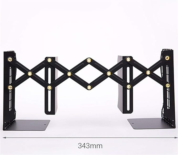 Expandable Book Organizer - Bookends for Desk and Bookshelves - Non-Skid Desk Organizer for Home ,Office And School