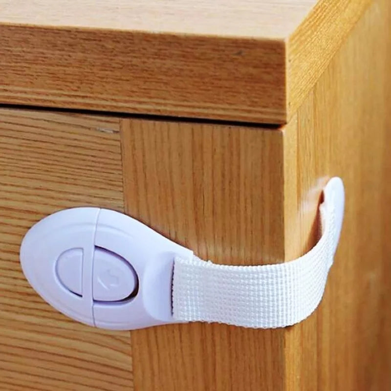 Baby Kids Safety Locks Plastic Children Protection Care Locks for Cabinet Fridge Cupboard Drawer Door Security Protector