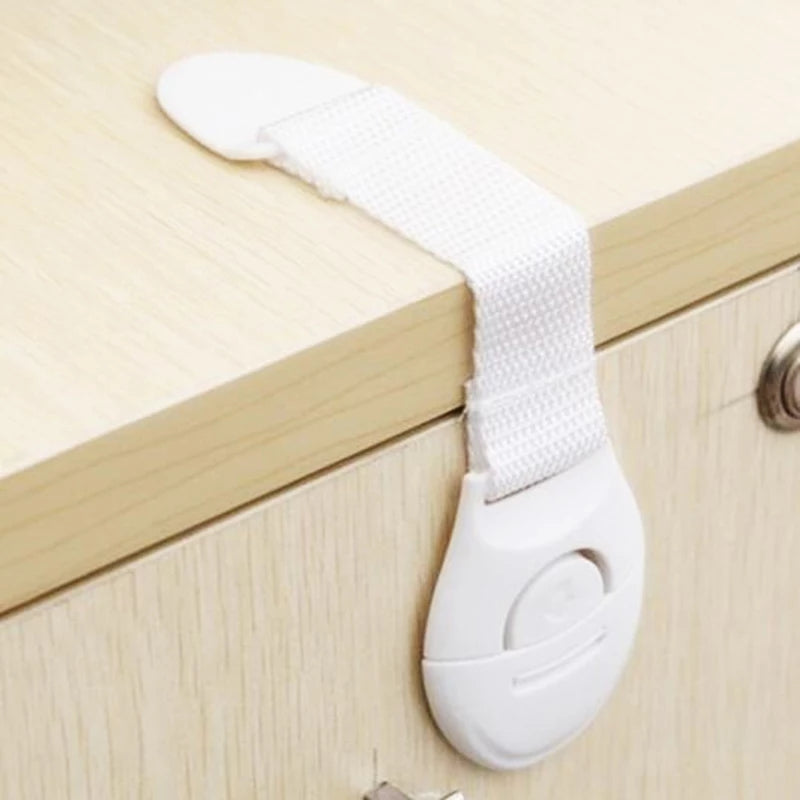 Baby Kids Safety Locks Plastic Children Protection Care Locks for Cabinet Fridge Cupboard Drawer Door Security Protector