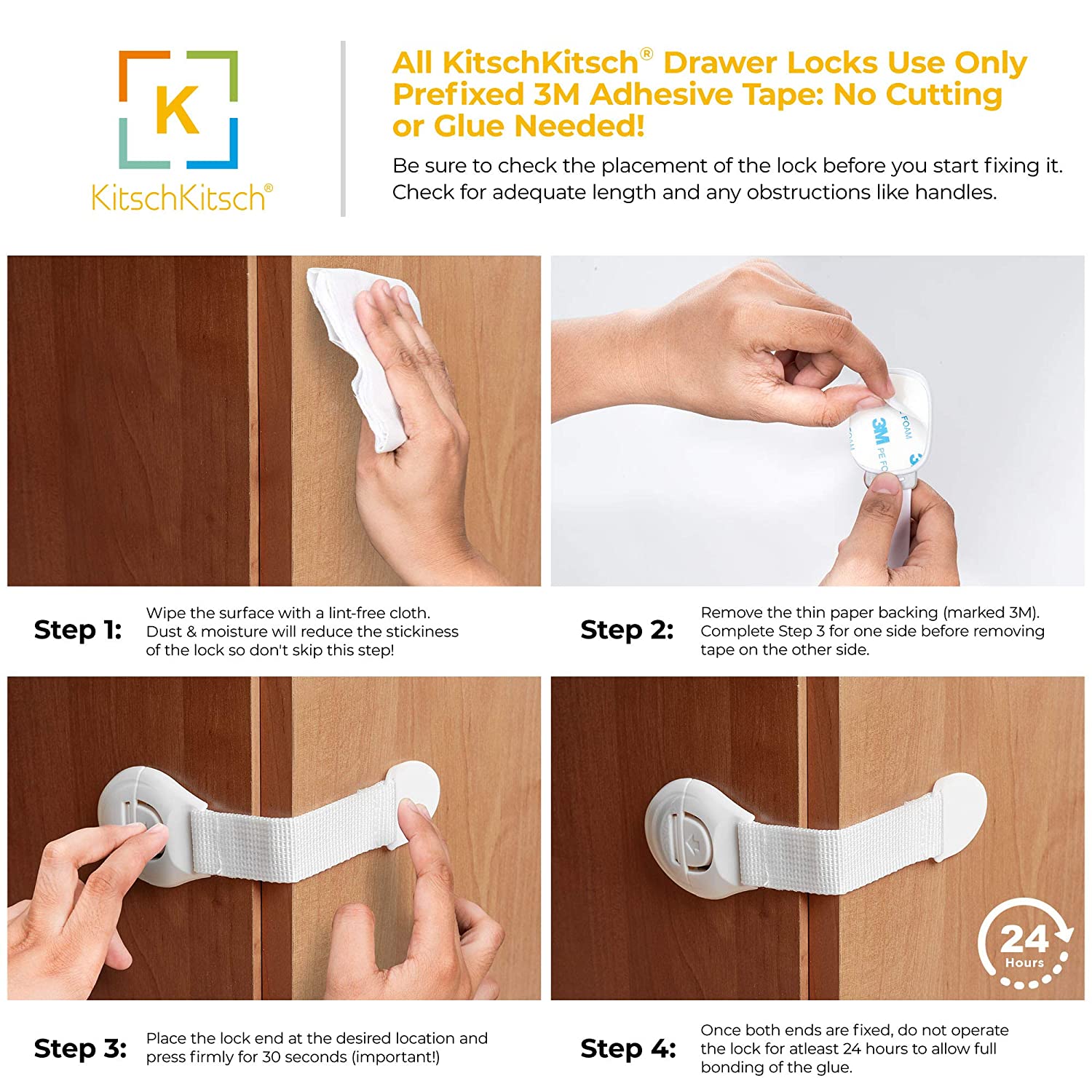 Baby Kids Safety Locks Plastic Children Protection Care Locks for Cabinet Fridge Cupboard Drawer Door Security Protector