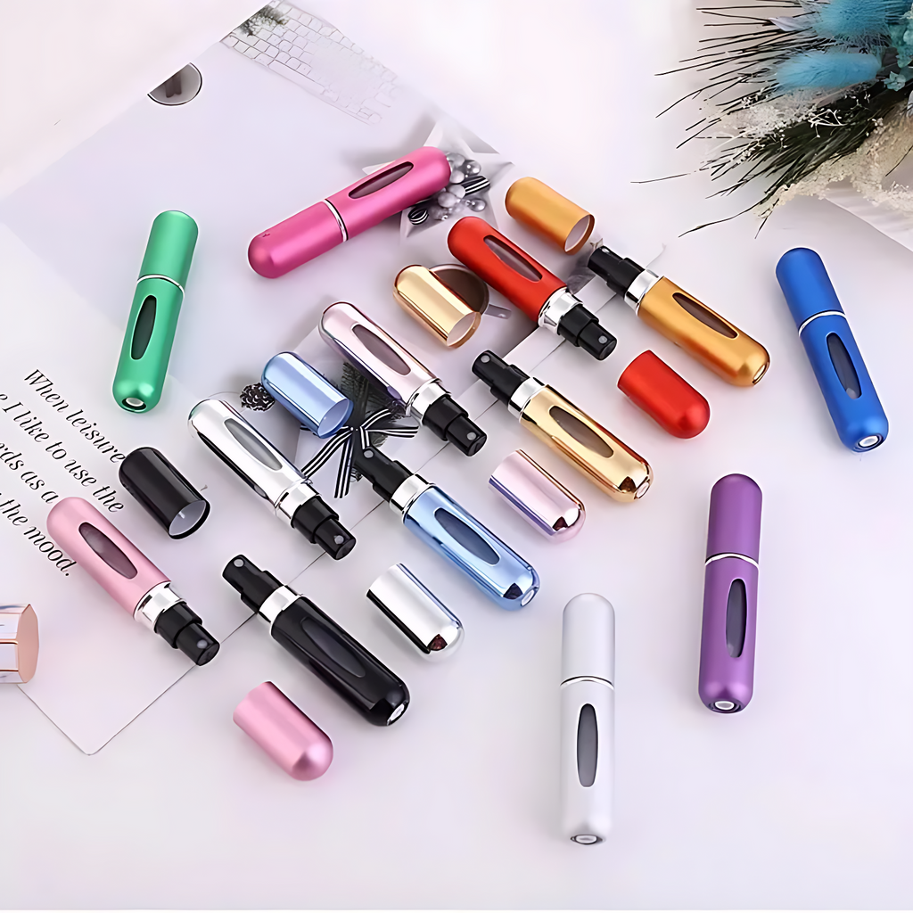 Portable 5ml Refillable Perfume Atomizer Spray Bottle – Travel-Friendly Mini Fragrance Dispenser